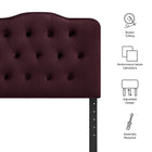 Modway Annabel Stain-Resistant Performance Velvet Twin Headboard