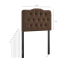 Modway Annabel Premium Linen Blend Twin Headboard