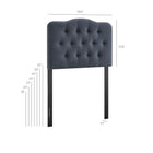 Modway Annabel Premium Linen Blend Twin Headboard