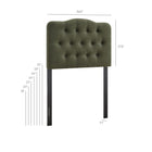 Modway Annabel Premium Linen Blend Twin Headboard