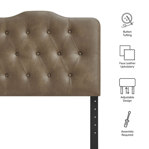 Modway Annabel Faux Leather Twin Headboard