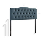 Modway Annabel Stain-Resistant Performance Velvet Full Headboard