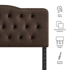 Modway Annabel Stain-Resistant Performance Velvet Full Headboard