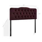 Modway Annabel Stain-Resistant Performance Velvet Full Headboard