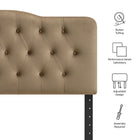 Modway Annabel Stain-Resistant Performance Velvet Full Headboard