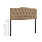 Modway Annabel Premium Linen Blend Full Headboard