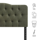 Modway Annabel Premium Linen Blend Full Headboard