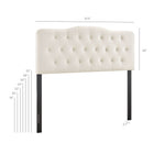Modway Annabel Stain-Resistant Performance Velvet Queen Headboard