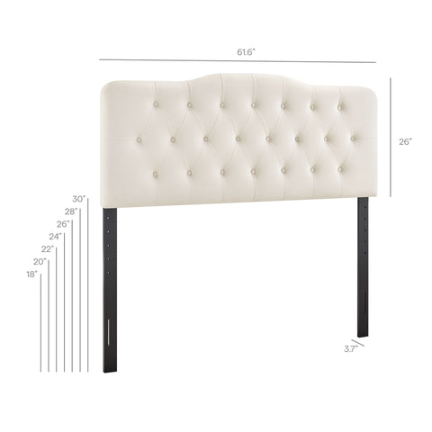 Modway Annabel Stain-Resistant Performance Velvet Queen Headboard