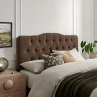 Modway Annabel Premium Linen Blend Queen Headboard