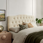 Modway Annabel Premium Linen Blend Queen Headboard