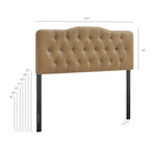 Modway Annabel Faux Leather Queen Headboard