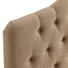 Modway Annabel Premium Linen Blend King Headboard