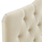 Modway Annabel Premium Linen Blend King Headboard