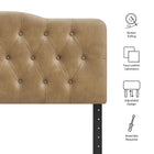 Modway Annabel Vegan Leather King Headboard