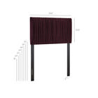 Modway Eloise Stain-Resistant Performance Velvet Twin Headboard