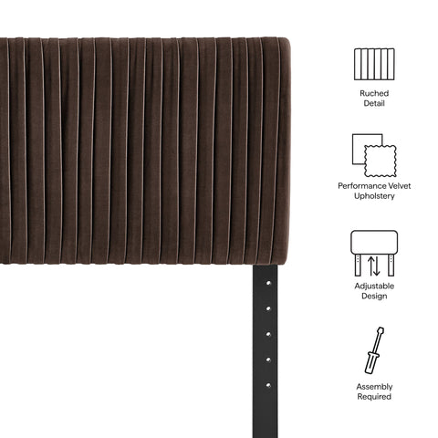 Modway Eloise Stain-Resistant Performance Velvet Full Headboard