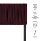Modway Eloise Stain-Resistant Performance Velvet Queen Headboard