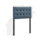 Modway Emily Stain-Resistant Performance Velvet Twin Size Headboard