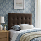 Modway Emily Stain-Resistant Performance Velvet Twin Size Headboard