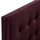 Modway Emily Stain-Resistant Performance Velvet Twin Size Headboard