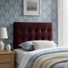 Modway Emily Stain-Resistant Performance Velvet Twin Size Headboard