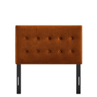 Modway Emily Stain-Resistant Performance Velvet Twin Size Headboard