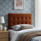 Modway Emily Stain-Resistant Performance Velvet Twin Size Headboard