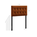 Modway Emily Stain-Resistant Performance Velvet Twin Size Headboard