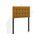 Modway Emily Fabric Upholstered Twin Size Headboard