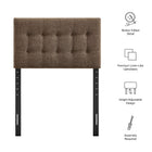 Modway Emily Fabric Upholstered Twin Size Headboard