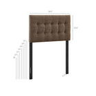 Modway Emily Fabric Upholstered Twin Size Headboard