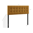 Modway Emily Fabric Upholstered Queen Size Headboard