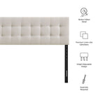 Modway Emily Fabric Upholstered Queen Size Headboard