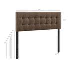 Modway Emily Fabric Upholstered Queen Size Headboard