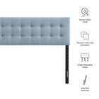 Modway Emily Fabric Upholstered Queen Size Headboard