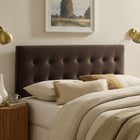 Modway Emily Stain-Resistant Performance Velvet King Size Headboard