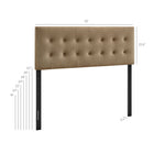 Modway Emily Stain-Resistant Performance Velvet King Size Headboard