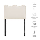 Modway Athena Stain-Resistant Performance Velvet Twin Size Headboard