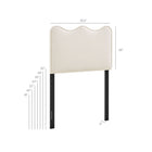 Modway Athena Stain-Resistant Performance Velvet Twin Size Headboard