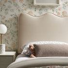 Modway Athena Stain-Resistant Performance Velvet Twin Size Headboard