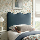 Modway Athena Stain-Resistant Performance Velvet Twin Size Headboard