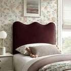 Modway Athena Stain-Resistant Performance Velvet Twin Size Headboard