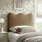 Modway Athena Stain-Resistant Performance Velvet Twin Size Headboard