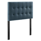 Modway Lily Stain-Resistant Performance Velvet Twin Size Headboard