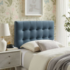 Modway Lily Stain-Resistant Performance Velvet Twin Size Headboard