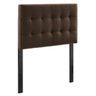 Modway Lily Stain-Resistant Performance Velvet Twin Size Headboard