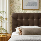 Modway Lily Stain-Resistant Performance Velvet Twin Size Headboard