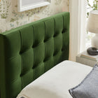 Modway Lily Stain-Resistant Performance Velvet Twin Size Headboard