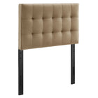 Modway Lily Stain-Resistant Performance Velvet Twin Size Headboard